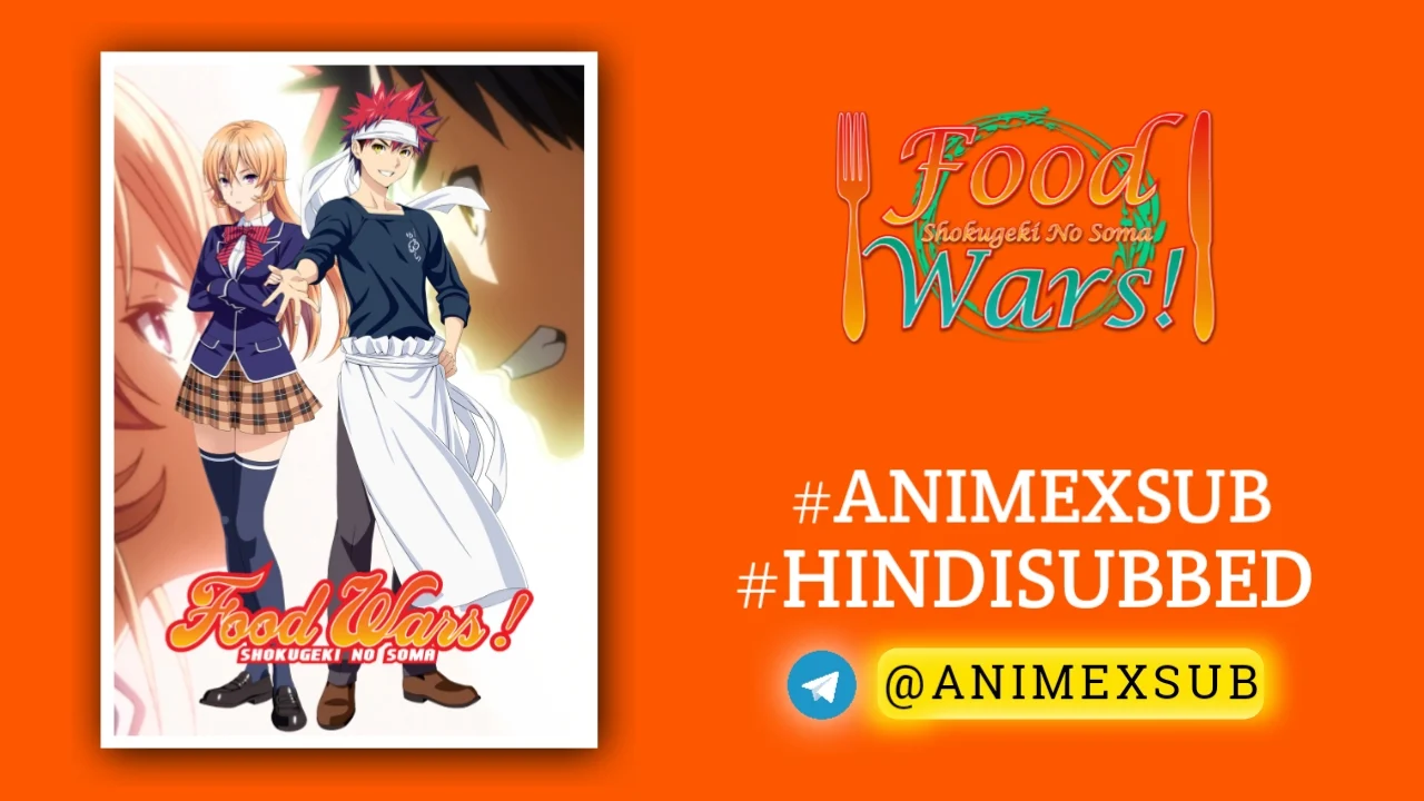 Food Wars! Season 1 Hindi Subbed [24/24] | Shokugeki no Souma S1 Hindi Sub!! Img No.14 ϟ Anime X Sub